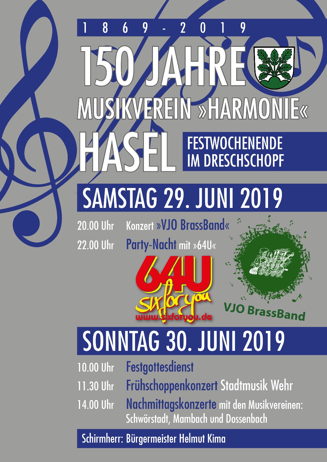 Programm 150 Jahre